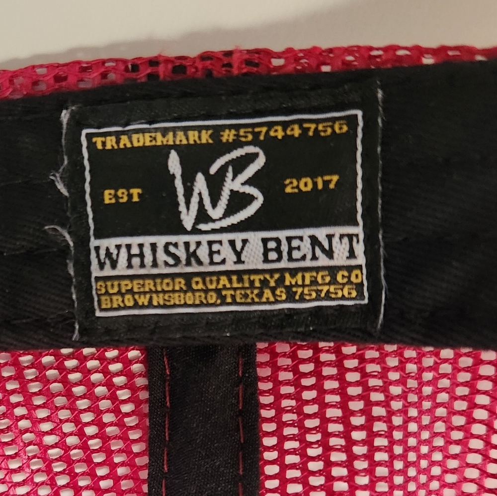 Whiskey Bent Hat Co. Red Cap - Picture 5 of 5